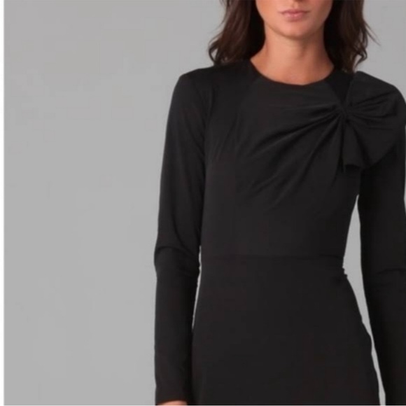 Diane Von Furstenberg DVF Anneli Black Bow Dress - Picture 10 of 10